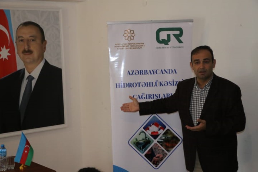 QHT “Azərbaycanda hidrotəhlükəsizlik çağırışları” layihəsi çərçivəsində tədbirlər keçirib - FOTOLAR