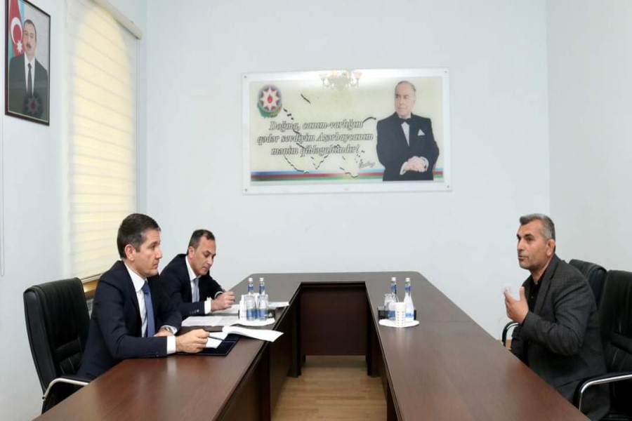 Nazir müavini Anar Kərimov Yardımlı rayonunda vətəndaşları qəbul edib