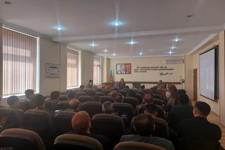 FHN-in Fövqəladə halların nəticələrinin aradan qaldırılması işinin təşkili Baş idarəsi “İntihar və intihara cəhd hadisələrin qarşısının alınması” mövzusunda növbəti maarifləndirmə tədbirini keçirib