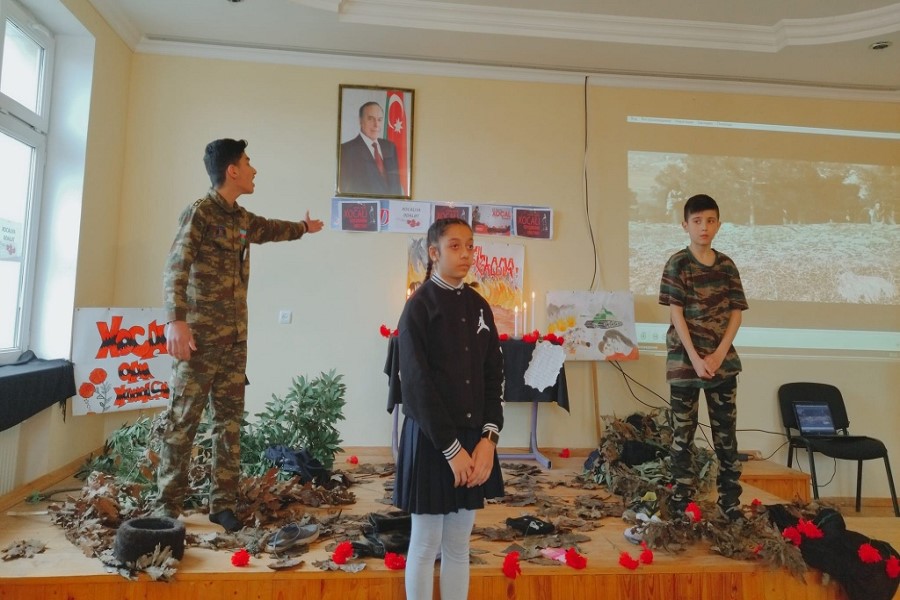 Masallı məktəblərində Xocalı soyqırımına həsr edilən tədbirlər keçirilib