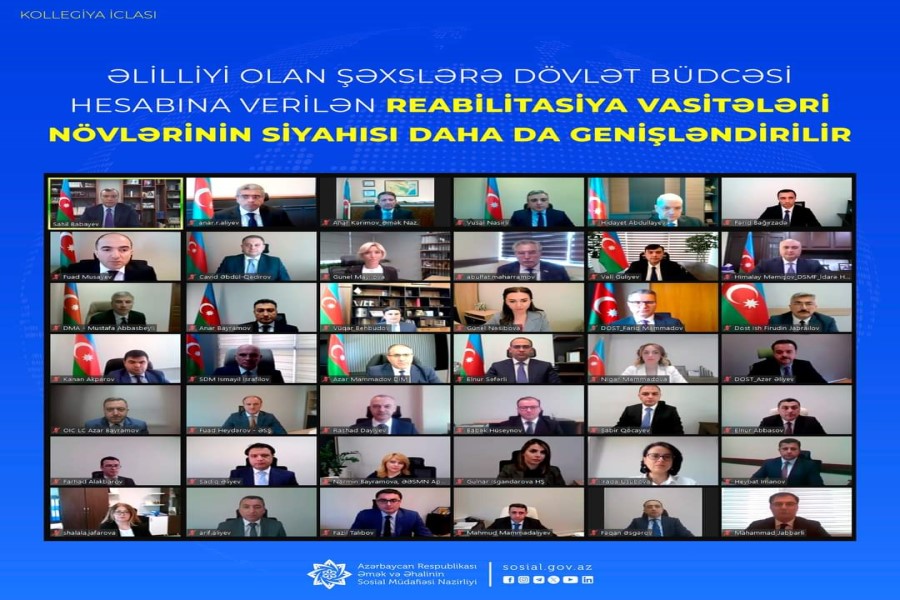 Əlilliyi olan şəxslərə dövlət büdcəsi hesabına verilən reabilitasiya vasitələri növlərinin siyahısı daha da genişləndirilir