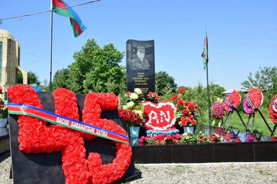 Masallıda şəhid mayor Anar Novruzovun ad günü qeyd olunub