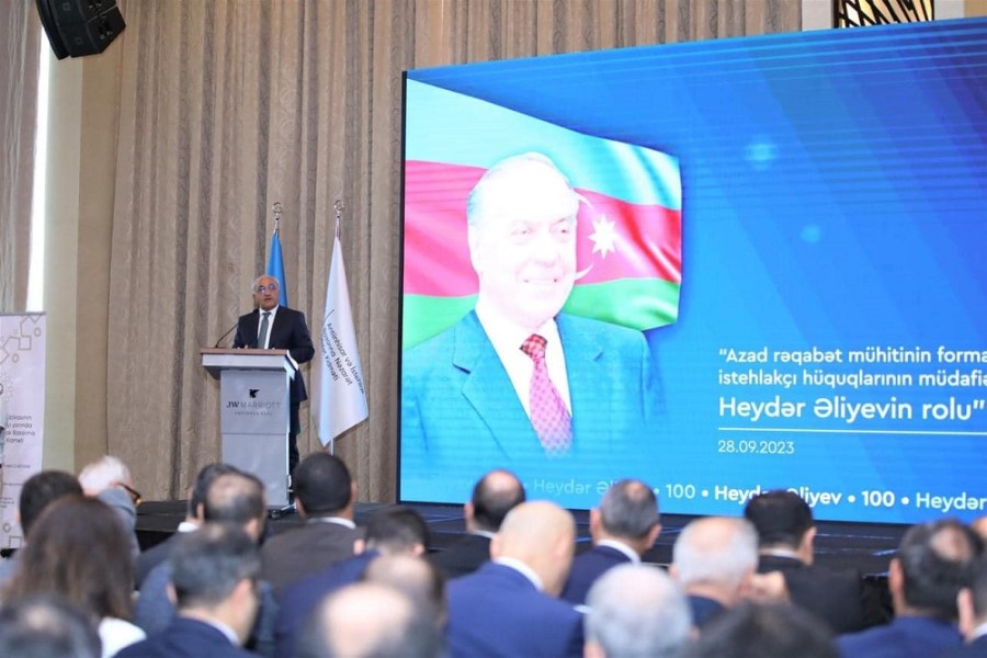 Ümummiıli Lider Heydər Əliyevin anadan olmasının 100 illiyinə həsr olunmuş Forum keçirilib - FOTOLAR