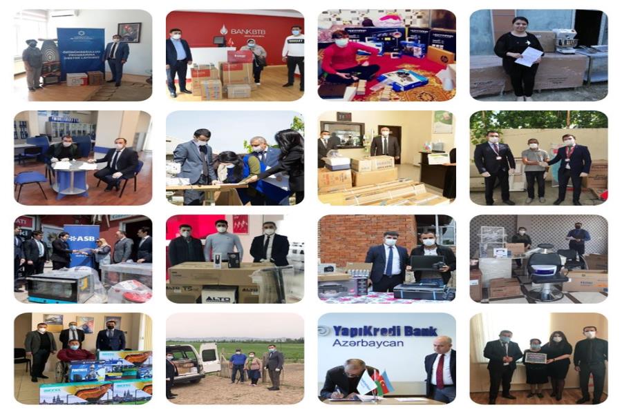 Özünüməşğulluq layihəsi çərçivəsində banklar tərəfindən avadanlıqla təmin edilmiş şəxslərin sayı 100-ü ötüb