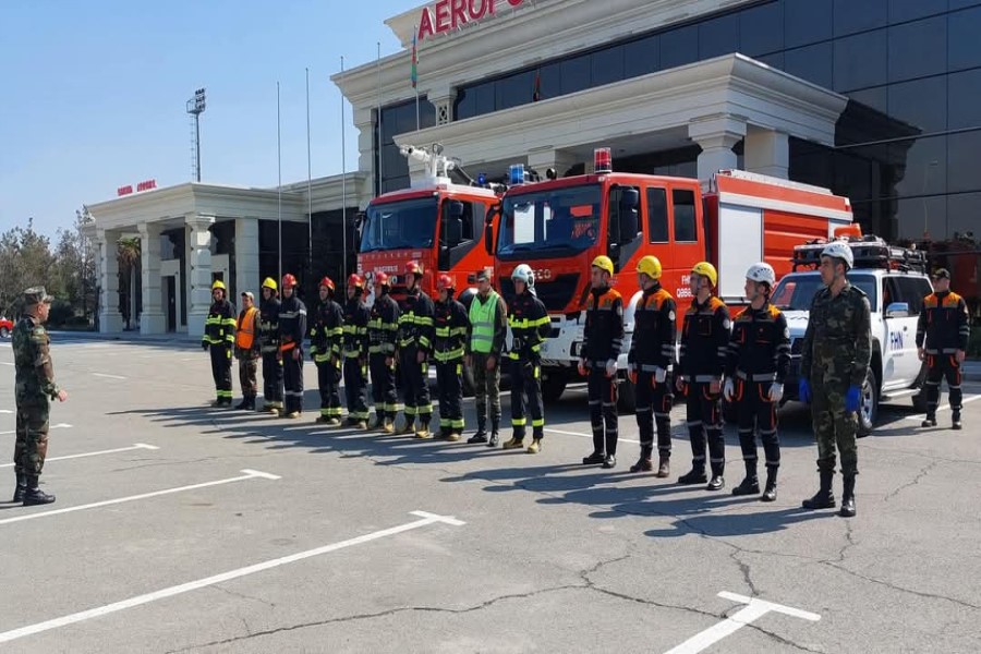 FHN-nin Şimal-qərb Regional Mərkəzi Qəbələ Beynəlxalq Aeroportunda təlim keçirib