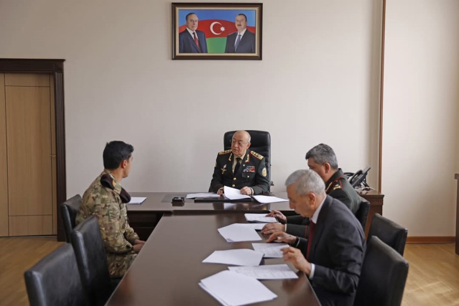 Fövqəladə hallar naziri Kəmaləddin Heydərov Naxçıvan şəhərində vətəndaşları qəbul edib