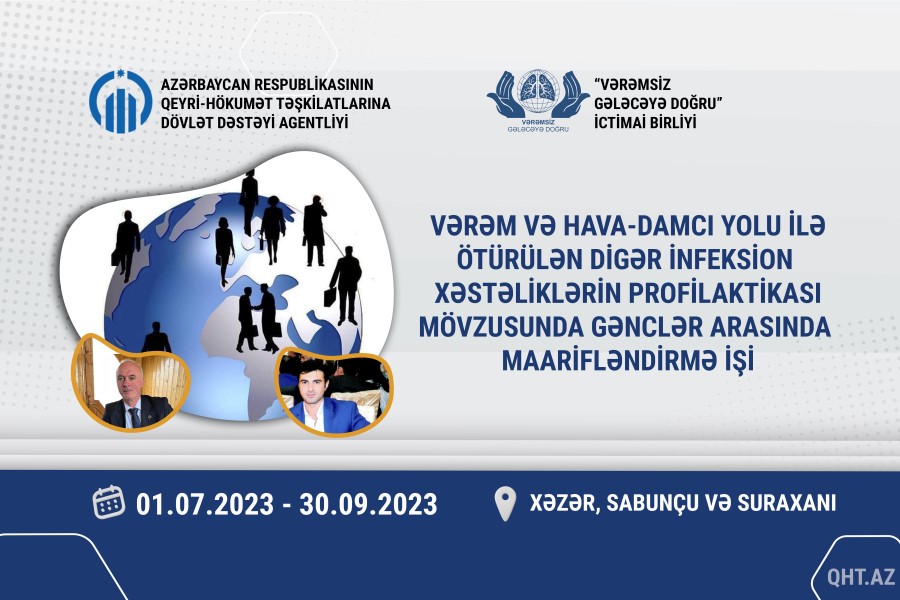 QHT vərəm profilaktikası mövzusunda gəncləri maarifləndirəcək