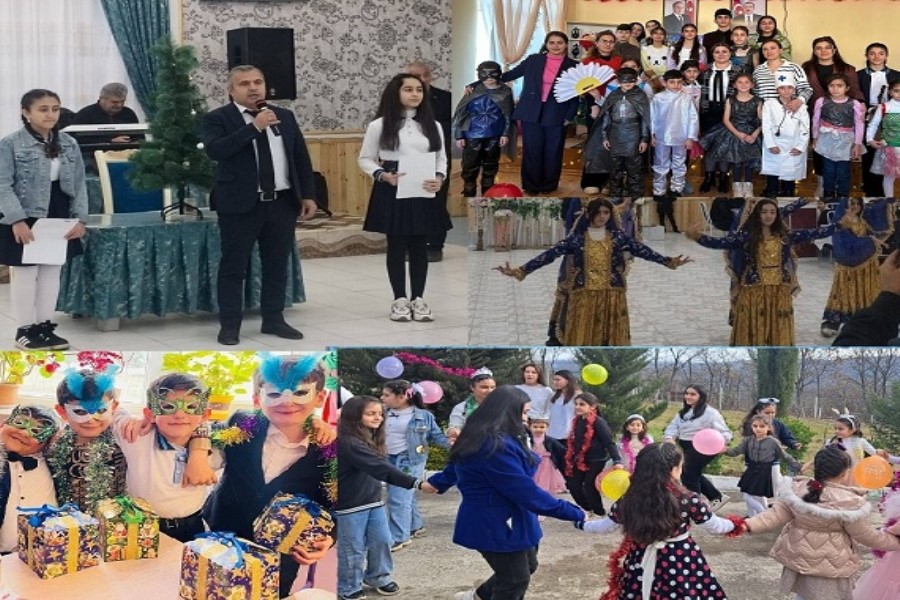 Təhsil müəssisələrində həmrəylik günü və yeni il tədbirləri - MASALLI