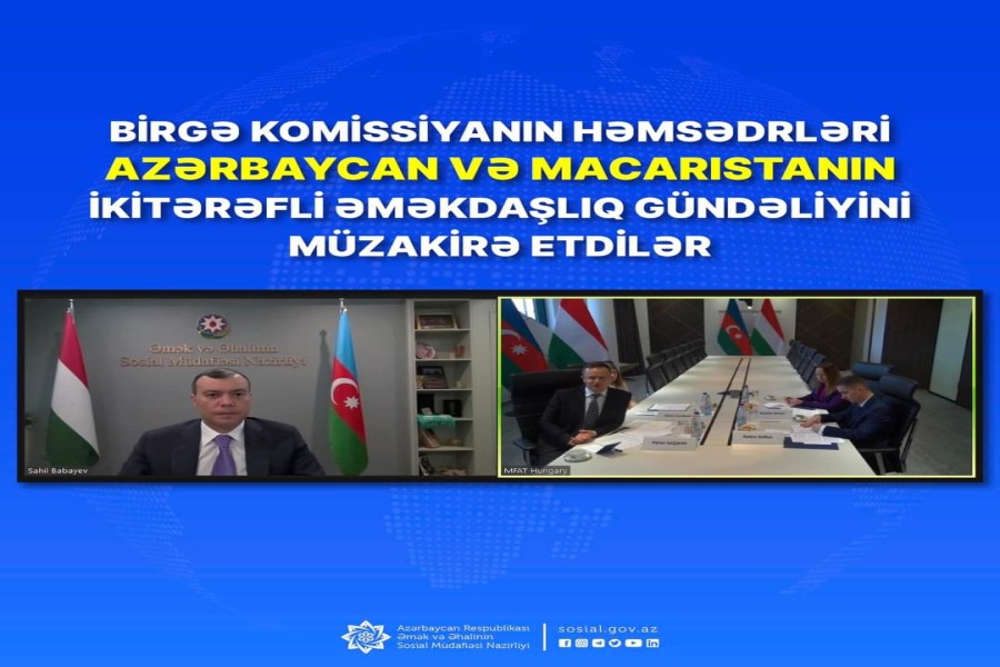 Birgə Komissiyanın həmsədrləri Azərbaycan və Macarıstanın ikitərəfli əməkdaşlıq gündəliyini müzakirə etdilər