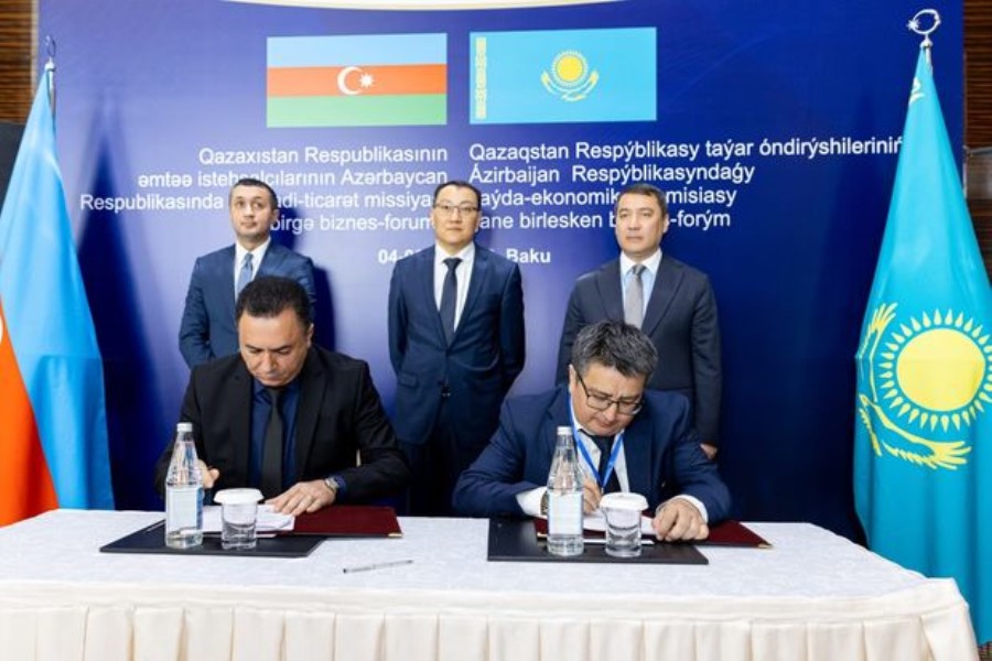 Azərbaycan və Qazaxıstan biznesmenləri arasında görüş: Yeni müqavilələr imzalandı