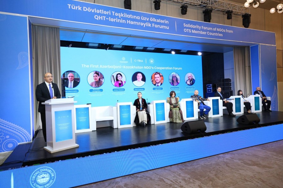 “Azərbaycan-Qazaxıstan QHT-lərinin I Əməkdaşlıq Forumu” keçirilib - FOTOLAR