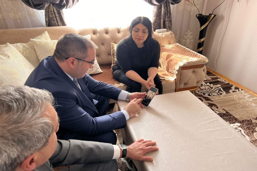 Şəhid Elvin Məlikovun ailəsi ziyarət edilib
