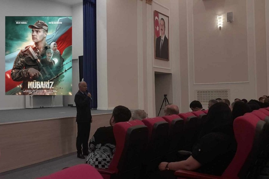 Masallıda “Mübariz” filminin təqdimatı olub