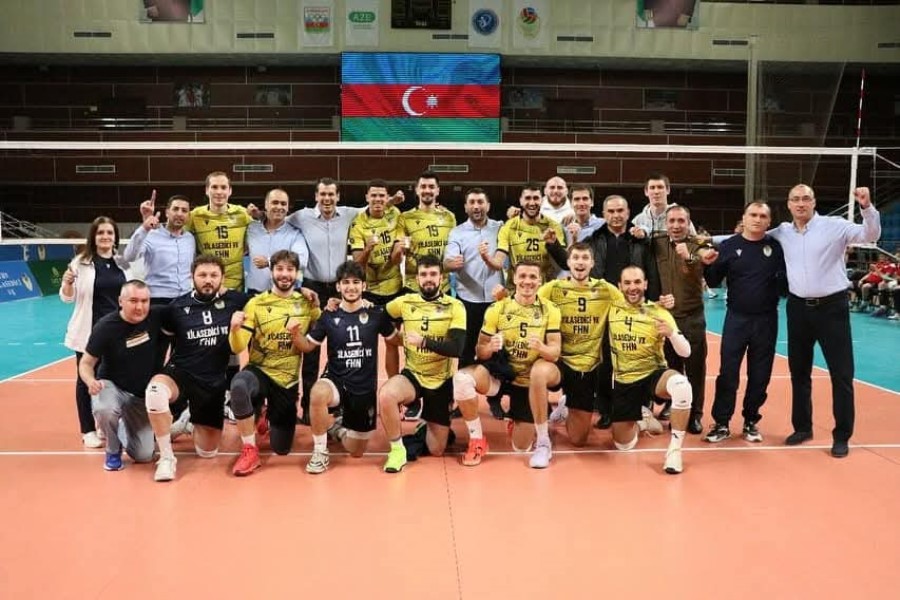 FHN-in kişilərdən ibarət voleybol komandası növbəti görüşdə qələbə qazanıb
