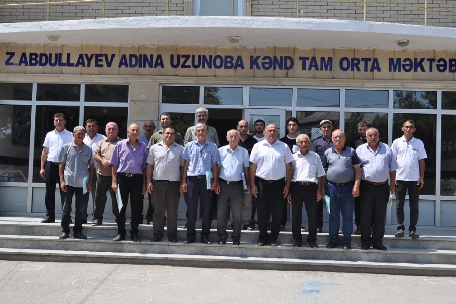 İqlim Dəyişmələrinin Aqrar Sahəyə təsirinə dair maarifləndirmə tədbiri keçirilib - FOTOLAR