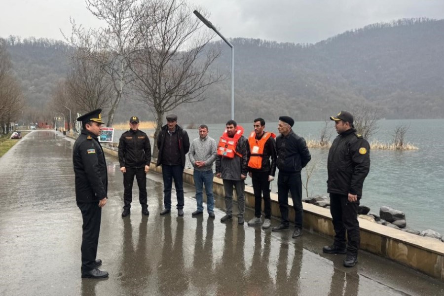Kiçikhəcmli gəmi istifadəçiləri üçün silsilə maarifləndirmə tədbirləri keçirilib - FOTOLAR