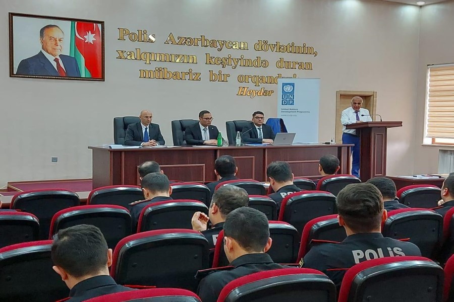 Gəncə şəhər Baş Polis İdarəsində müstəntiqlər və təhqiqatçılar üçün təlim keçirilib
