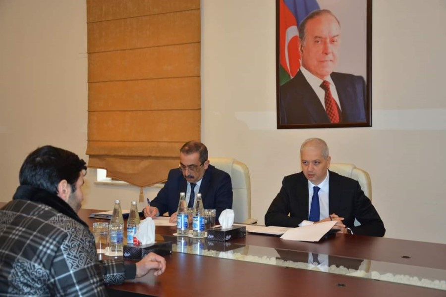 Nazir müavini Hidayət Abdullayev Göyçay rayonunda vətəndaşları qəbul edib