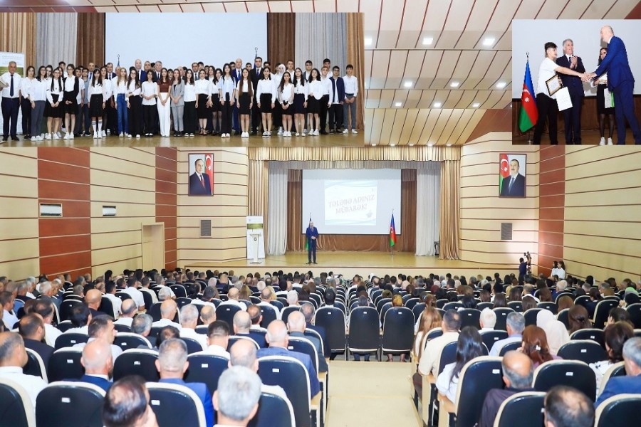 Lənkəran-Astara Regional Təhsil İdarəsi fərqlənən şagird və məzunları mükafatlandırıb