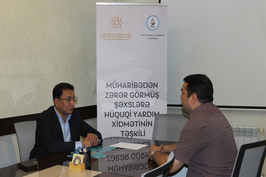 QHT layihə çərçivəsində müharibə iştirakçılarına və şəhid ailələrinə hüquqi yardım göstərir - FOTOLAR