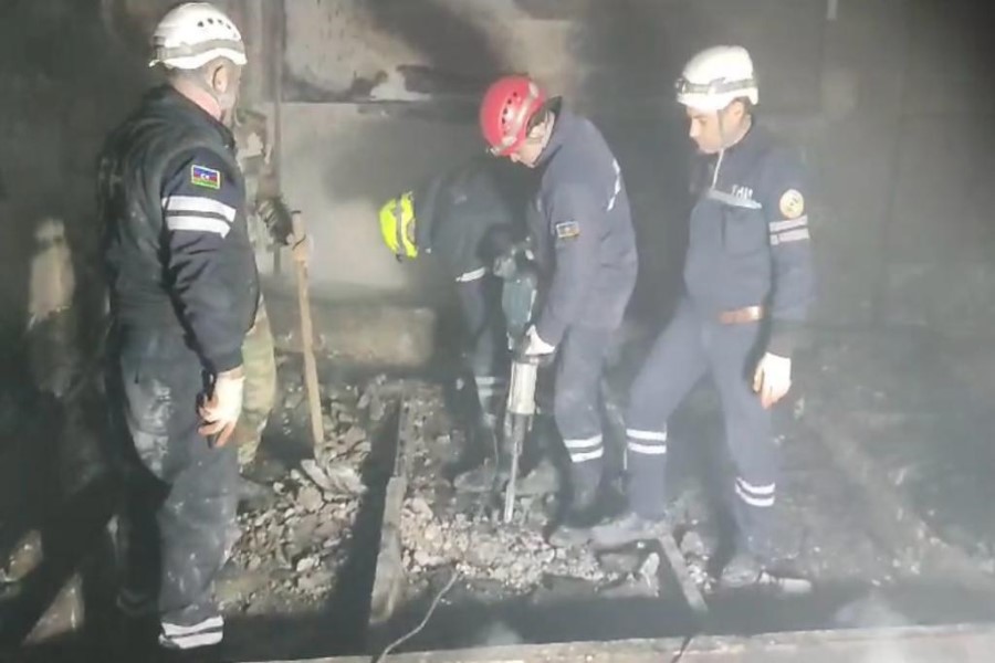 Partlayışla əlaqədar sexdə axtarışlar davam etdirilir