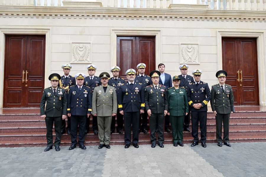 İran HDQ nümayəndə heyəti hərbi institutu və "N" hərbi hissəsini ziyarət edib