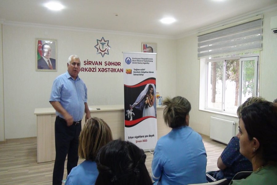 Şirvan şəhərində “Erkən nigahlara yox deyək” adlı tədbir keçirilib - FOTOLAR