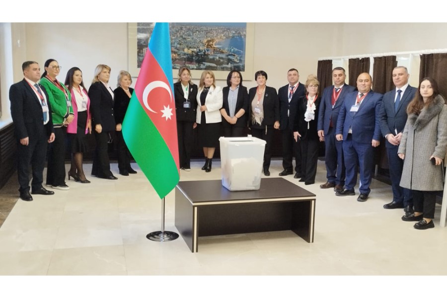 MQF müşahidəçiləri Prezident Seçkilərini müşahidə edib - FOTOLAR