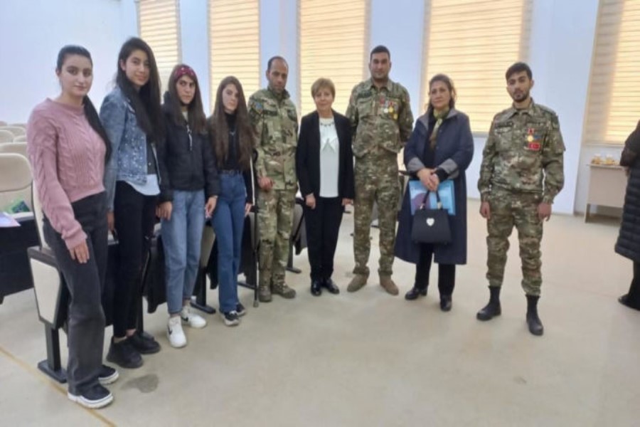 Ağdam Gənclərinin İnkişaf və Karyera Mərkəzində şəhid ailələri və qazilərlə görüş keçirilib