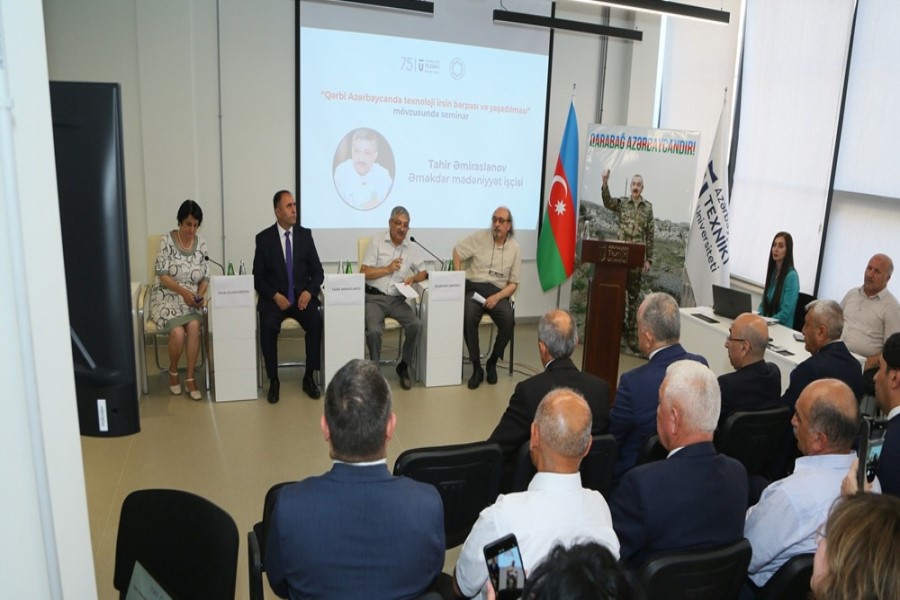 “Qərbi Azərbaycanda texnoloji irsin bərpası və yaşadılması” mövzusunda seminar keçirilib - FOTOLAR