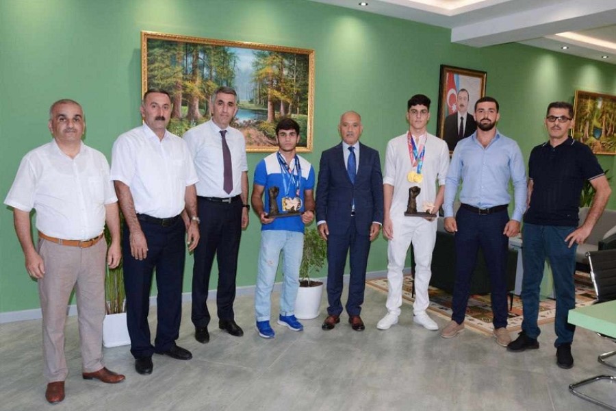 Masallı RİH başçısı qalib idmançılarla görüşüb