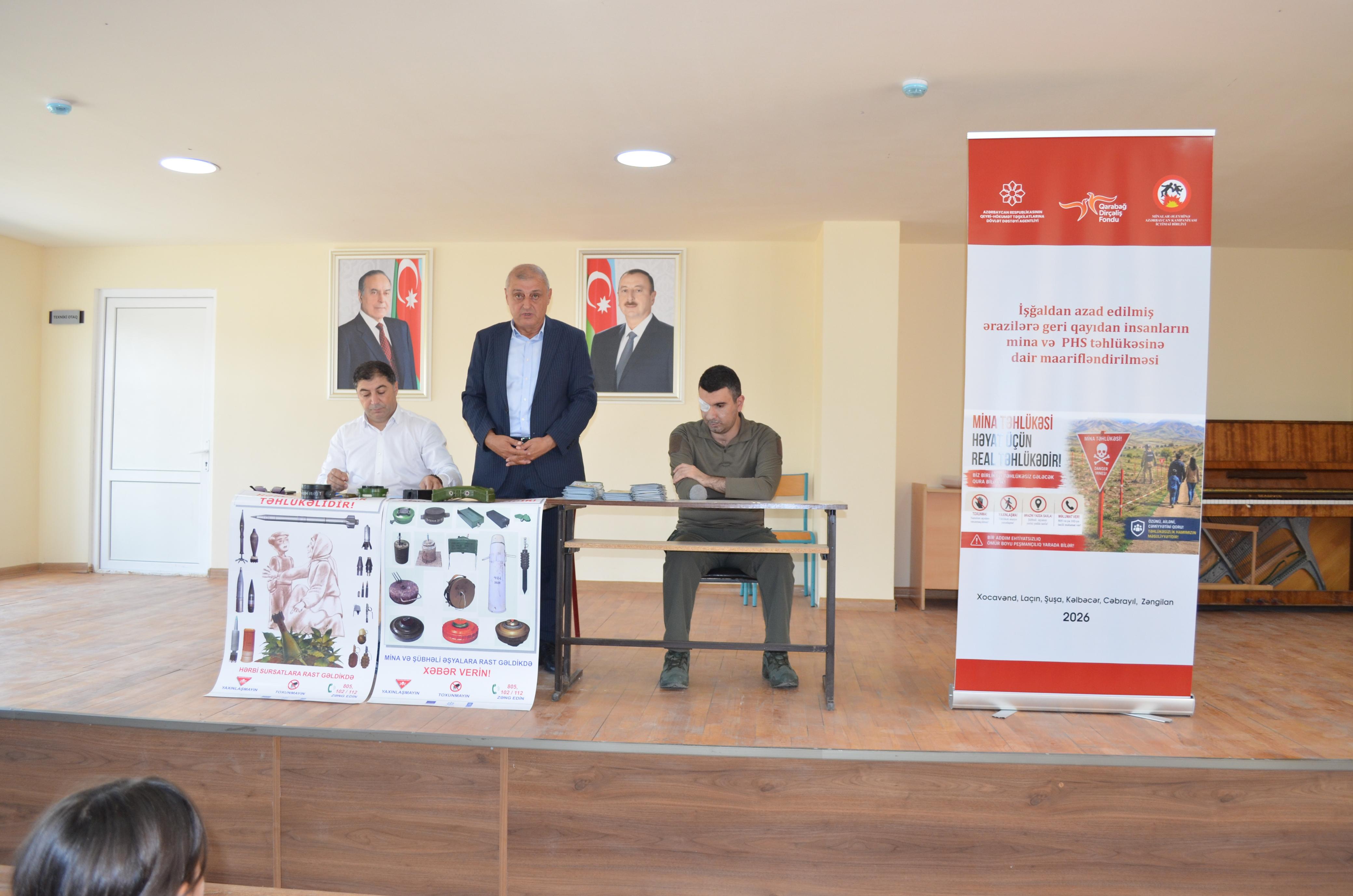 “Minalar Əleyhinə Azərbaycan Kampaniyası” ictimai birliyinin məlumatı
