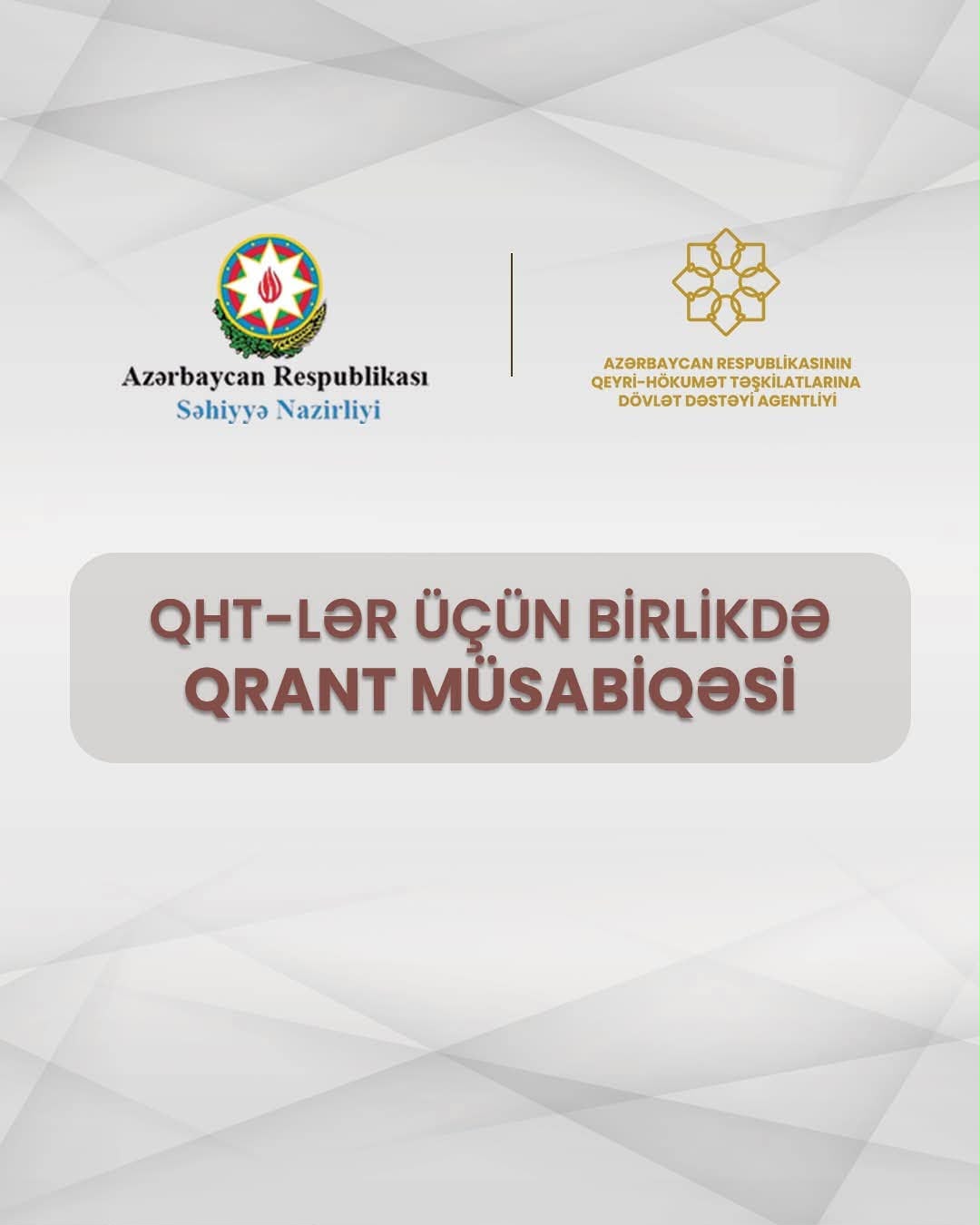Səhiyyə Nazirliyi və QHT Agentliyinin birgə qrant müsabiqəsinin qalibləri açıqlanıb – SİYAHI