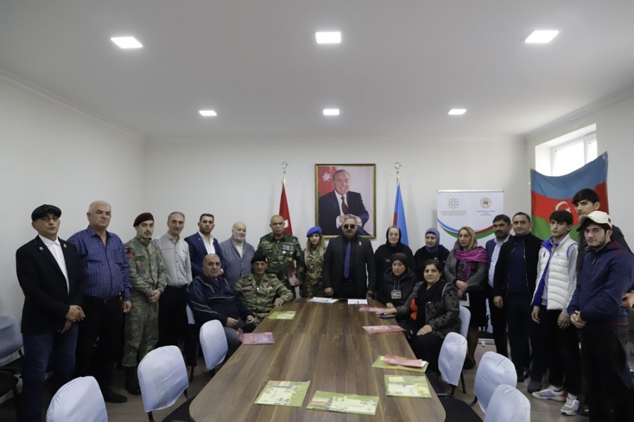 QHT layihəsi çərçivəsində şəhid ailələri və qazilərlə idmançıların görüşünü təşkil etdi - FOTOLAR