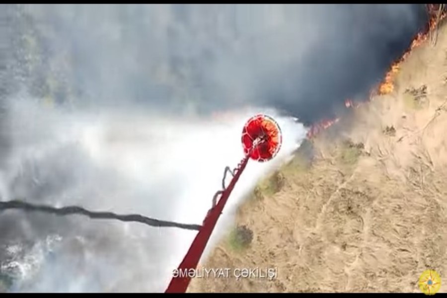 FHN Xocavənd və Ağdərədə yanğınların söndürülməsi tədbirlərini davam etdirir - VİDEO