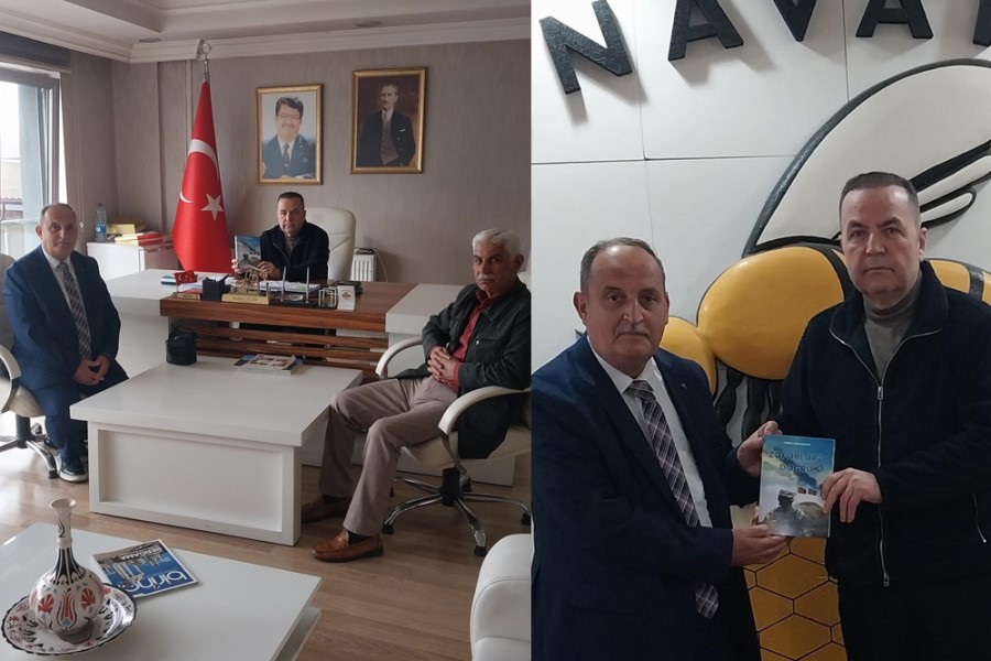 Yazıçı Etibar Həsənzadənin kitabı Anavatan Partiyasının sədrinə hədiyyə olunub - FOTOLAR