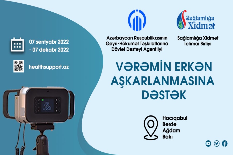 “Sağlamlığa Xidmət” IB “Vərəmin erkən aşkarlanmasına dəstək” layihəsinə başlayıb