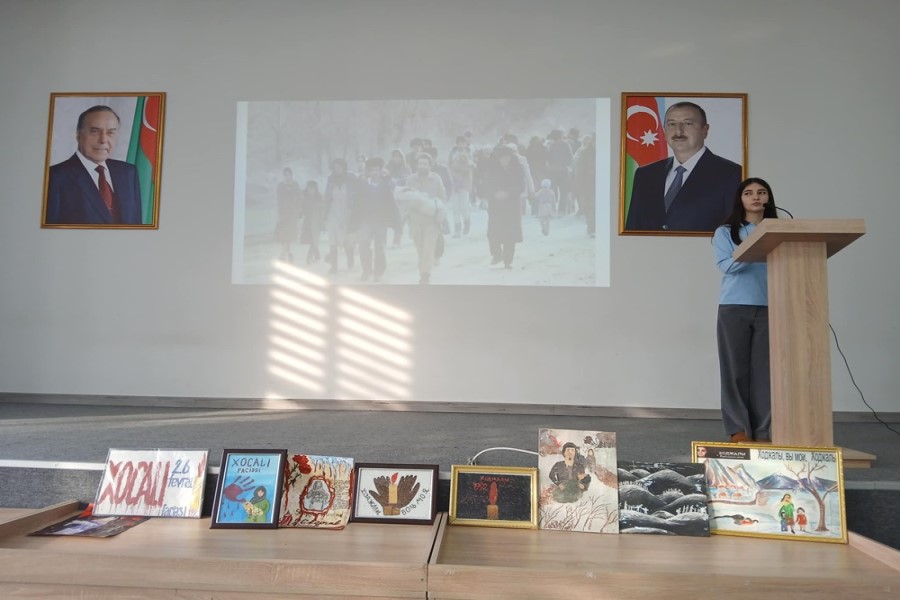Kəngərlidə və Qaxda Xocalı faciəsinə həsr olunmuş tədbirlər keçirilib - FOTOLAR