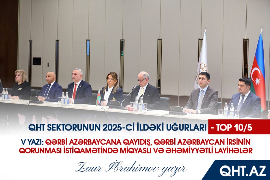 Qərbi Azərbaycana qayıdış, Qərbi Azərbaycan irsinin qorunması istiqamətində miqyaslı və əhəmiyyətli layihələr - V YAZI