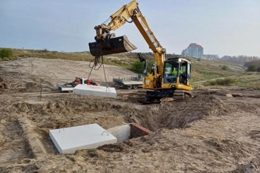 Parkın bərpası işləri zamanı İkinci Dünya Müharibəsindən qalma alman bunkerləri aşkar edilib