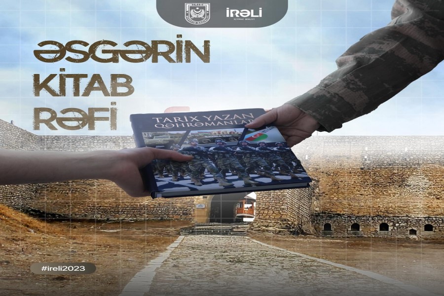 “Əsgərin Kitab Rəfi” kitab toplama aksiyasına yenidən start verilib