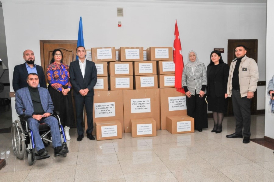 İctimai Şura üzvlərindən Türkiyəyə humanitar yardım aksiyası - FOTO