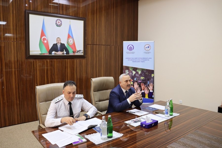 Miqrantların sosial və səhiyyə xidmətlərinə çıxış imkanları müzakirə edilib - FOTOLAR