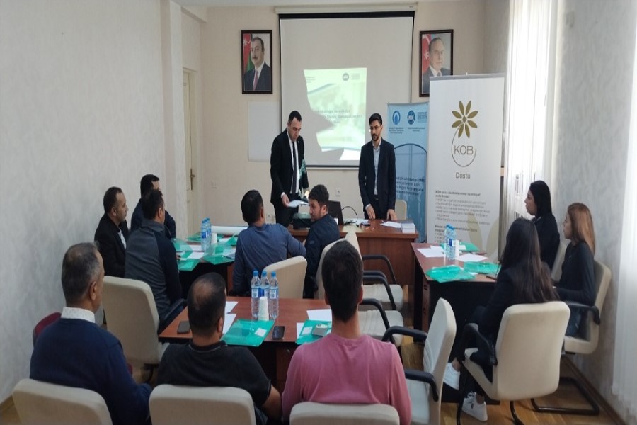 Mikro və kiçik sahibkarlara investisiya layihəsinin hazırlanması üzrə təlim keçirilib