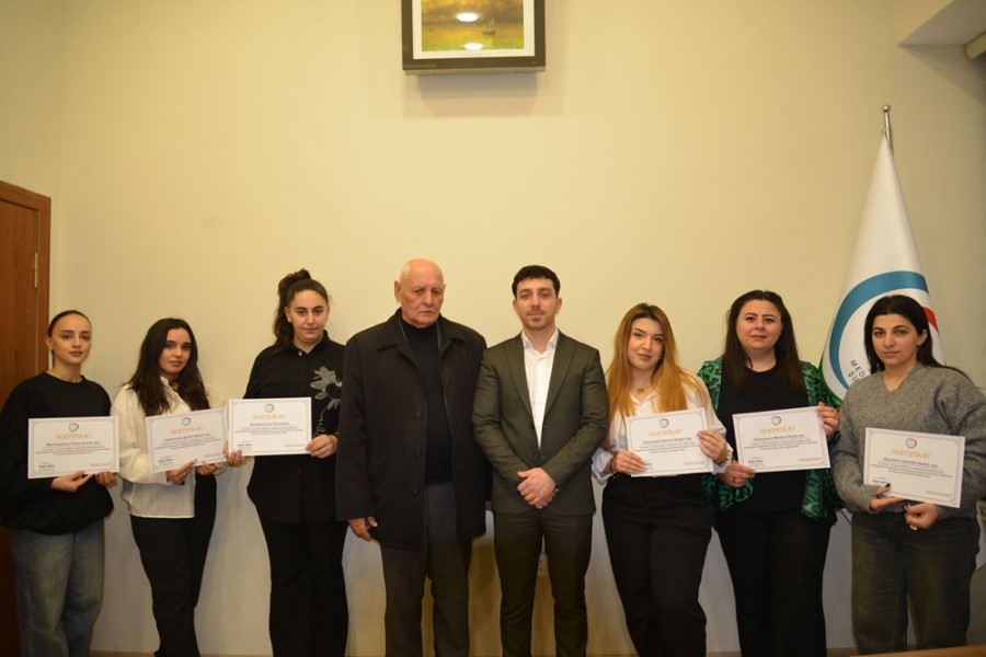 UNEC Sosial-İqtisad Kolleci tələbələrinin Mediasiya Şurasında təcrübə proqramı başa çatdı - FOTOLAR
