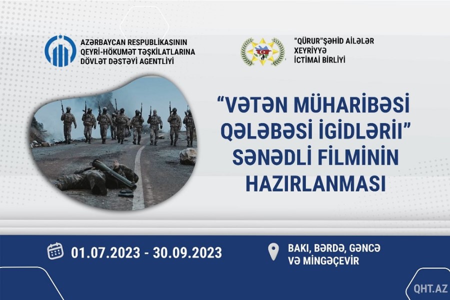 “Vətən müharibəsi Qələbəsi İgidləri” sənədli film çəkiləcək