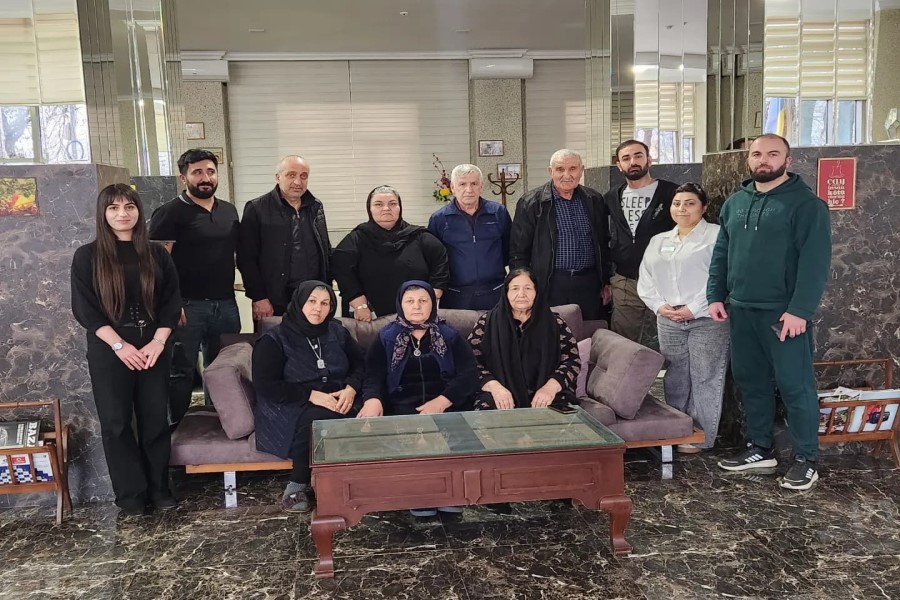 QHT sədri Tünzalə Abduləlimova Qubada şəhid ailələri ilə görüşüb - FOTOLAR