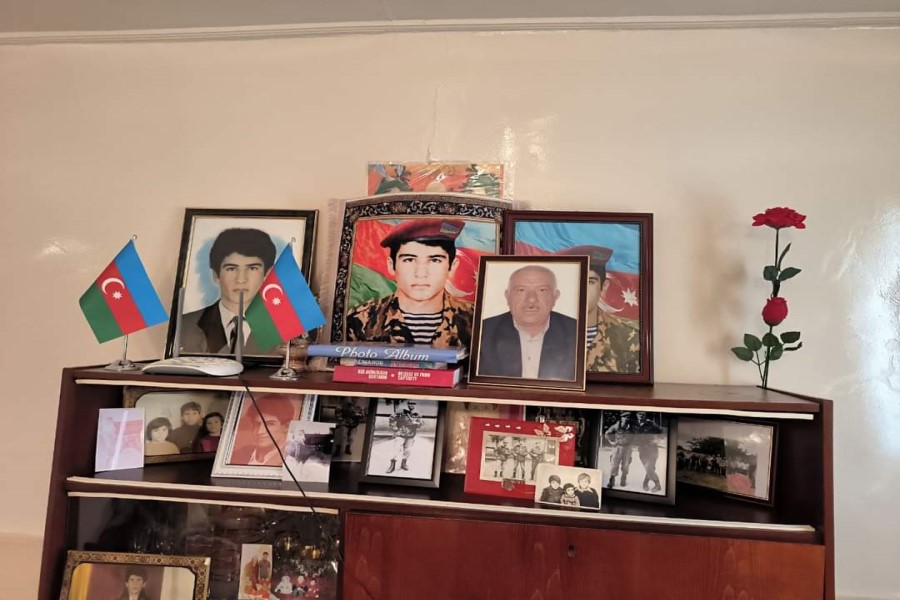 Şəhid İlqar Heybətovun ailəsi ziyarət olunub