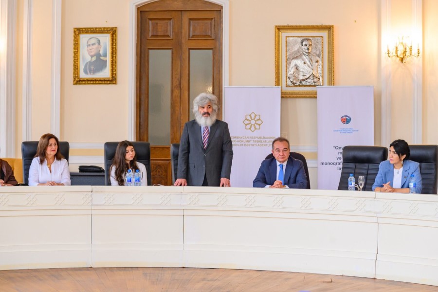 “Qeyri-səlis məntiq və teatr” monoqrafiyasının təqdimatı keçirilib - FOTOLAR