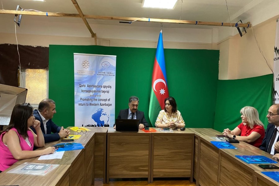 Sosial Strateji Tədqiqatlar və Analitik Araşdırmalar İctimai Biriyi layihə çərçivəsində növbəti görüş keçirib - FOTOLAR